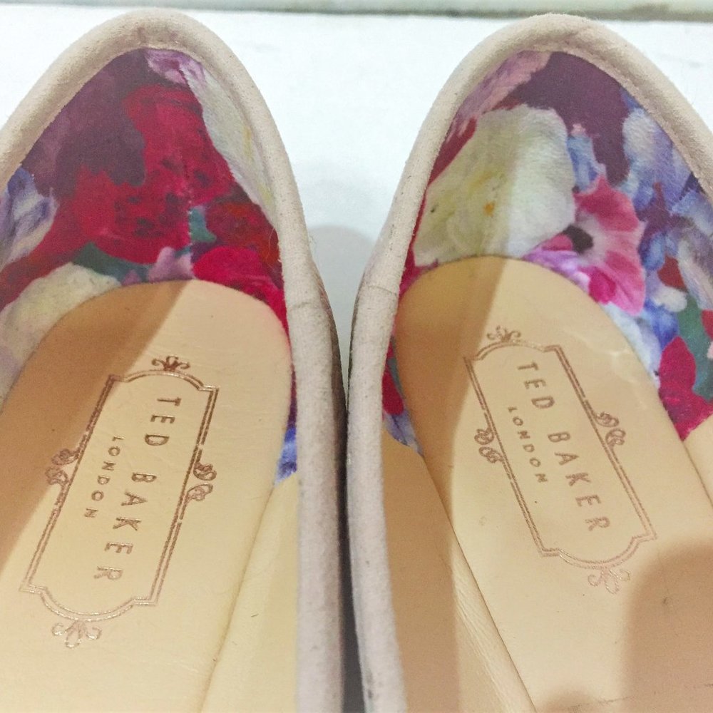 Ted Baker London Light Pink Ballet Flats with Bow - Picture 6 of 8